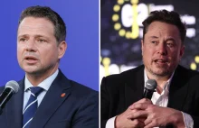Elon Musk vs Trzaskowski. Der Onet klamie.