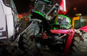 Rolnicy zbierają pieniądze na traktor zniszczony podczas protestu