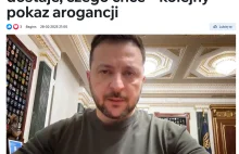 TV Republika atakuje Zełenskiego: pokaz arogancji, obrażony 'exit'