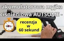 akumulatorowa myjka ciśnieniowa AUTSOME - recenzja w 60 sekund #shorts