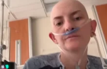 Ostatnie chwile młodej kobiety umierającej na raka w szpitalu