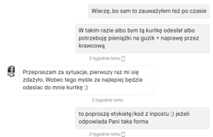 Vinted - brak zwrotu środków mimo odesłania towaru i absurdalne zachowanie BOK