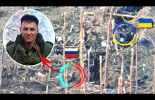 Zdjęcia rosyjskiego sierżanta, który w pojedynkę zdobył ukraiński okop