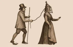 W średniowieczu zbyt gadatliwym kobietom zakładano klatkę na głowę