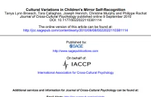 Pięcioletnie dzieci z Kenii nie rozpoznają swojego odbicia w lustrze