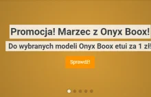 Marcowa promocja czytio.pl: etui za 1 zł do Onyx Boox