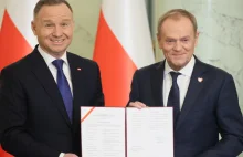 Tusk i Duda razem u Bidena w rocznicę wejścia Polski do NATO