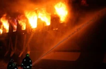 Ogromny pożar. Turecki statek ostrzelany przez Rosjan