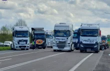 Protest Przewoźników w powiecie chełmskim [FILM]