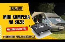 Obrotnica fotela MiniKamper Mercedes-Benz Vito W639 #camper #vanlife #diy