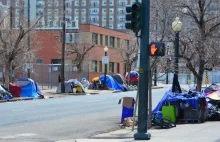 USA. liczba bezdomnych wzrosła o ponad 18%