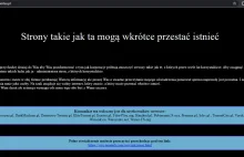 Strony takie jak ta mogą wkrótce przestać istnieć "EXSITES"