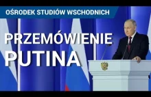 Co powiedział Putin? Przemówienie, groźby i zapowiedzi.