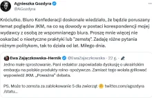 Agnieszka Gozdyra (Polsat) wyjaśnia kłamliwe zarzuty Konfederacji