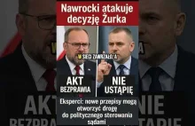 Wojna o sądy! Prezydent Nawrocki kontra minister Żurek - Akt bezprawia!