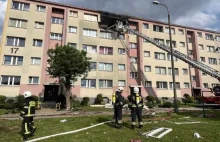 Potężny wybuch gazu w czteropiętrowym bloku na Dolnym Śląsku