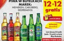 Piwa 12+12 Gratis w Biedronce już w ten Piątek