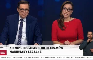 Szok! W TVP Info pozytywnie o marihuanie. Wśród specjalistów Kuba Gajewski