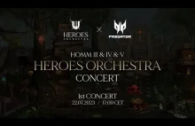 Heroes Orchestra LIVESTREAM - HoMM III & IV & V - 1st CONCERT