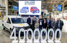 Francuska poczta odebrała 4-milionowy egzemplarz Renault Kangoo