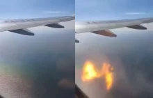 Horror na pokładzie Airbusa. Silnik samolotu eksploduje w powietrzu