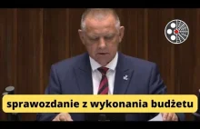 Marian Banaś - sprawozdanie z wykonania budżetu