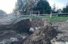 Nowy Targ: ważny wał przeciwpowodziowy uszkodzony podczas inwestycji miejskiej