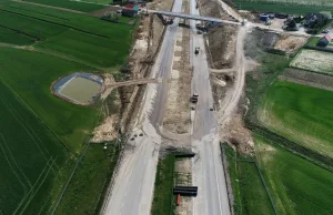Trwa budowa drogi ekspresowej S7 na odcinku Widoma