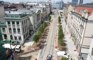 Ulica Warszawska w Katowicach przechodzi zieloną metamorfozę