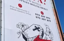 Kontrowersyjny bilbord organizacji styp poruszył miasto