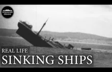 Archiwalne nagrania tonących statków