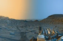 Łazik NASA uwiecznił poranek i popołudnie na Marsie