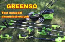 Narzędzia akumulatorowe 20V Greenso do ogrodu - Kosiarka Pilarka Nożyce Podkasza