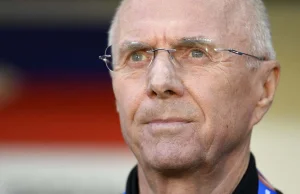 "Został mi rok życia". Trener Sven-Göran Eriksson jest nieuleczalnie chory