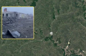 Sukces Rosjan: zbombardowali własną wioskę 150 km od granicy z Ukrainą