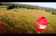 "Paralotniarz z Balonami" Poranne loty w okolicy Szczecinka
