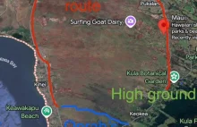 Tsunami zaraz zaleje Maui, a Oprah Winfrey nie chce otworzyć prywatnej drogi.