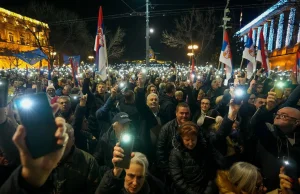 Gorąco w Serbii. W Belgradzie protesty, a premierka dziękuje rosyjskim służbom