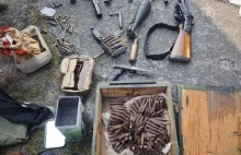 Szokujące znaleziska na Mazowszu. Ujawniono potężny arsenał broni