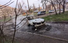 "Rosyjska rakieta spadła obok placu zabaw. Wielu zabitych i rannych"