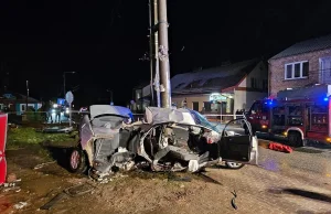 Tragiczny wypadek na Podlasiu. Zginęło dwóch młodych mężczyzn