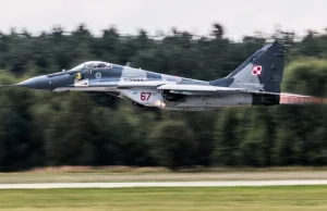 Pilot MiG-29 zawieszony z powodu incydentu koło Malborka