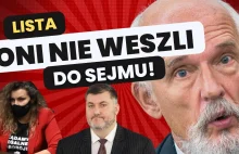 Znani politycy poza Sejmem! Zobacz, kto się NIE dostał! - YouTube