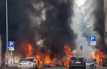 Włochy. Eksplozja w centrum Mediolanu .