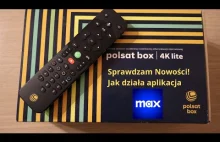 Aktualizacja dekodera PolsatBox 4K (lite) jak działa aplikacja MAX ?