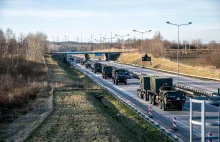 Amerykańskie kolumny wojskowe na polskich drogach. To początek Saber Strike 24