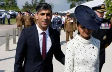 Premier UK Rishi Sunak uciekł z obchodów rocznicy D-Day