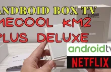 MECOOL KM2 PLUS Deluxe - Android Box TV świetny pod Netflix, Disney+ , HBO GO, P