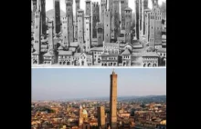 Niezwykle wysokie średniowieczne wieże Bolonii