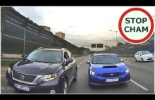 Agresja drogowa - Lexus vs Subaru czyli zaczepki na S8
